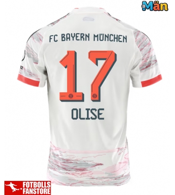 Bayern Munich Michael Olise #17 Bortatröja 2025-26 Kortärmad